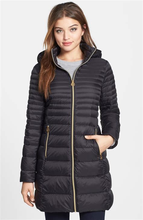 michael kors womens down coat|Michael Kors lightweight down coat.